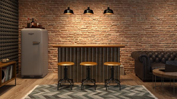Basement Bar Installation