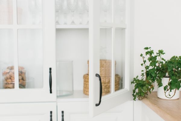 Cabinet Glass Installation