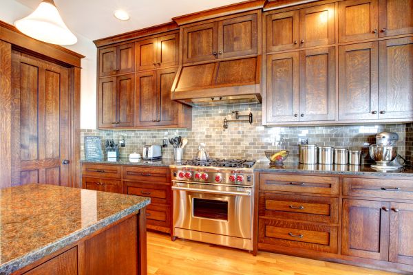 Pine Cabinet Installation