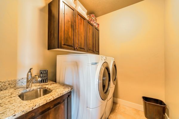 Laundry Cabinet Installation